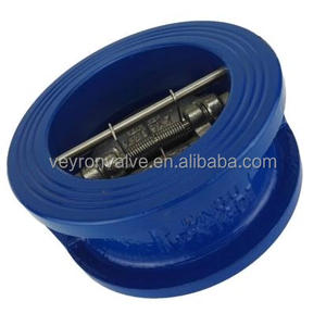 One-way Dual <strong>Disc</strong> <strong>Spring</strong> Check <strong>Valve</strong> Full/Semi Coat With EPDM/NBR/PTFE Seal 2 Inch <strong>for</strong> Oil DIN/BS Standard No Leakage - Product Image 3