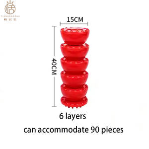 TIANGONGZHU Présentoir professionnel pour l'art du sucre en <span class=keywords><strong>3D</strong></span>, support durable pour l'art du sucre pour les vendeurs ambulants et les magasins - Product Image 3