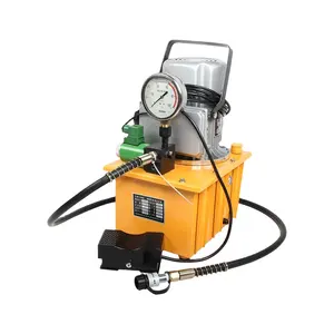 70Mpa high pressure single acting electric hydraulic pump with foot pedal ZCB6-5-A3 ZCB-63A ZCB6-5-AB