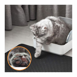 เสื่อดักทรายแมวทำจากรังผึ้งสองชั้นวัสดุกันน้ำควบคุมการกระจายของเสียแมว - Product Image 3