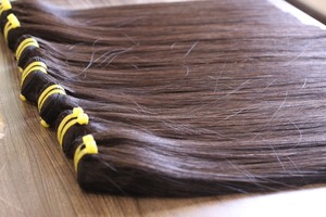 Pelo de trama recta-Color marrón degradado Calidad superior Suave, brillo natural, sin caída de longitud personalizada OEM/ODM - Product Image 5