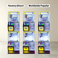 Machine d'arcade commerciale à griffes pour attraper les poupées, avec accepteur de pièces et billets, pour centres commerciaux, parcs d'attractions pour enfants, boutiques et parcs ludiques, avec système de rédemption de prix, design attrayant