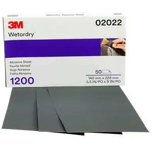 3m 02022 Waterproof Good Quality Wet Dry Sandpaper Abrasive Waterproof Sanding Paper Sheet For Wood Furniture