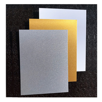 Tôle métallique imprimable de haute qualité RTS Sublimation feuille d'aluminium vierge brillant blanc/or/argent 200x300mmx0.45mm