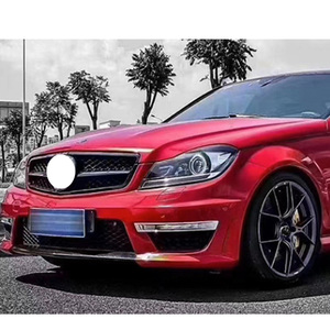 ชุดแต่ง AMG C63 คุณภาพสูงใหม่ ชุดสเกิร์ตข้าง กันชนหน้า/หลัง แบบปลั๊กแอนด์เพลย์ ติดตั้งง่าย รับประกัน 1 ปี สำหรับรถยนต์ C Class W204 - Product Image 2