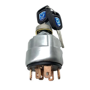 Interruptor de arranque, interruptor de encendido con llaves para XCMG XE60 XE75 XE135 XE150 XE200, accesorios para excavadora, excavadora - Product Image 1