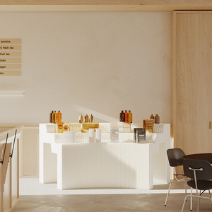 Exhibidor de <span class=keywords><strong>Paisajes</strong></span> Plegable Portátil con Diseño Art Deco, Separador de Espacios, Organizador de Escritorio, Exhibidor de Almacenamiento, Papel Kraft Plegable para Uso Comercial - Product Image 4