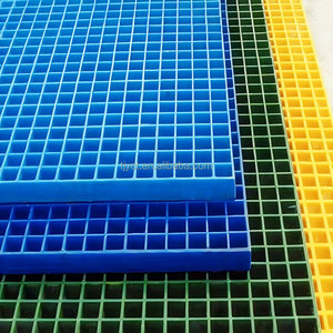 Rejilla de Fibra de Vidrio Moldeada de Malla Fina GRP, Rejilla de FRP para Pasarelas con Superficie Granulada Antideslizante, Gran Venta - Product Image 3