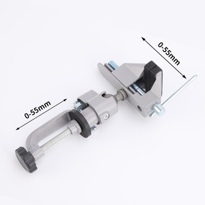Bench Vise 901 Swivel Base Smooth Jaw DIY <b>Mini</b> Vise For Drill And <b>Grinder</b> Fixing - Product Image 3