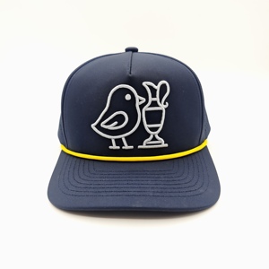 Custom Golf Cap 5-Panel Adjustable Embroidery Logo Waterproof Breathable Mesh Baseball <b>Hat</b> Unisex Adult Spring <b>Summer</b> - Product Image 5