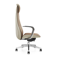 Chaise de bureau de direction pivotante de luxe moderne, dossier haut, en PU, mobilier, chaise de bureau ergonomique, silla ergonomica oficina