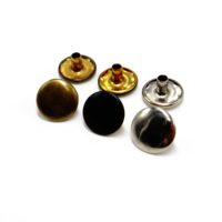 Offre Spéciale mode or Rivet métal boutons 10mm dôme Cap Rivets pour cuir bagage sac décoration matériel
