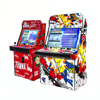 Borne d'Arcade Classique Verticale Multi-Jeux Street Fighter, Machine de Jeu Vidéo 2 Joueurs, 32 Pouces