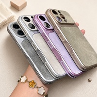 Coques de téléphone de luxe à motif denim antichoc pour iPhone