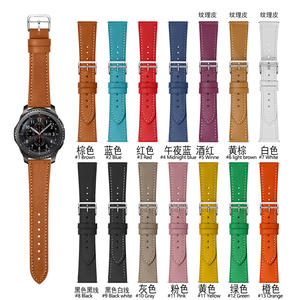 Bracelet en cuir véritable pour montre <span class=keywords><strong>huawei</strong></span>, 22mm, 20mm, 4/<span class=keywords><strong>3</strong></span>/2/S3/S2, active <span class=keywords><strong>fitbit</strong></span> - Product Image 2