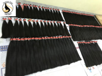 Extensions de cheveux péruviens naturels vierges, 100% cheveux humains vierges, non traités, de haute qualité