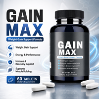 Comprimés OEM Gain Max pour la prise de poids, vitamines et minéraux, développement musculaire, énergie, récupération immunitaire, naturel, adulte, 60 unités
