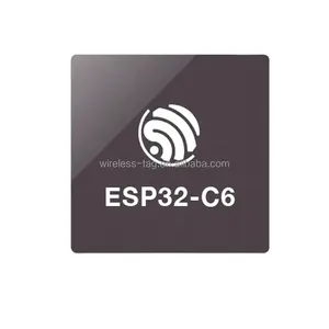 신제품 esp32-c6 ESP32C6 IC WiFi 6 Ble 5 스레드/지그비 esp32 c6 ESP32 WIFI 모듈 집적 회로 IC용 싱글 코어 SoC