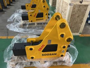 Casseur hydraulique jaune SB40 de type latéral pour béton, pour engins de construction de 4,0 à 7,0 tonnes - Product Image 4