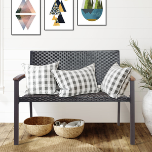 Bán Buôn Ngoài Trời Patio Vườn Mây Băng Ghế Dự Bị <span class=keywords><strong>Wicker</strong></span> Mây Đồ Nội Thất Ghế Hai Chỗ Ngồi Băng Ghế Dự Bị Ghế Mây Băng Ghế Dự Bị - Product Image 2