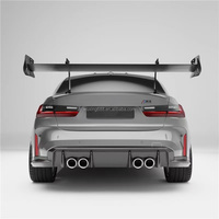 Kit carrosserie en fibre de carbone pour BMW G82 M4, style RZ, haute qualité, comprenant lèvre avant, jupes latérales, diffuseur, spoiler et capot moteur