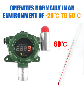 <span class=keywords><strong>Detector</strong></span> de Vazamento de Gás Combustível Digital LCD à Prova de Explosão com Certificação ATEX, Alarme Acústico-Óptico para VOC e Carbono - Product Image 6