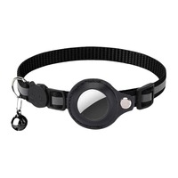 Traqueur GPS pour animaux de compagnie moderne anti-perte Airtag avec accessibilité au téléphone portable Localisateur de collier cadeau du Nouvel An pour chats chiots chiens