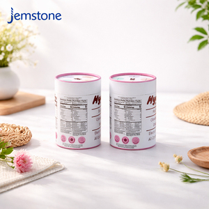 Boîte cylindrique en carton écologique personnalisée pour thé aux herbes et vitamines, emballage alimentaire de qualité alimentaire pour bonbons et biscuits, tubes en papier - Product Image 5