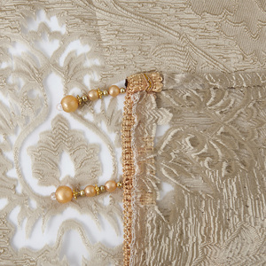 Phong cách Châu Âu rỗng Rèm valance với hạt, sang trọng valance thích hợp cho trang trí cửa sổ biệt thự - Product Image 6