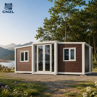 Maison préfabriquée extensible en conteneur de 20 et 40 pieds, Villa avec salle de bain, Maison portable extensible préfabriquée, Casa Portable