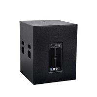 Caisson de basses actif TB TR-18B de haute qualité de 18 pouces avec une puissance de sortie de 600 W, coque en bois pour l'audio de scène professionnel