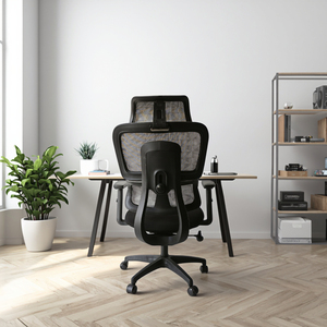 Fabricante cómodo respaldo alto ergonómico ordenador silla ajustable malla completa giratoria ejecutivo jefe gerente sillas de oficina - Product Image 2
