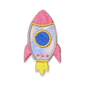 Patch thermocollant brillant en fil doré, motifs Rouge à lèvres, Lumière, Avocat, Paix, Fusée, pour la décoration, sans minimum de stock - Product Image 5