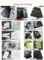 Étiquette personnalisée en papier pour serviettes et chaussettes de sport, bande imprimée sur mesure pour boîtes, emballage chapeau de Père Noël