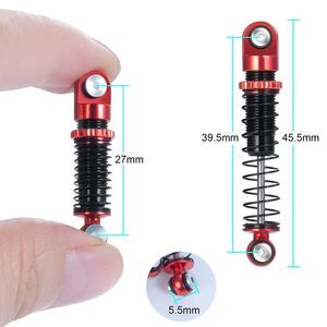 4 Uds amortiguador de aluminio 39-27mm para <span class=keywords><strong>Axial</strong></span> <span class=keywords><strong>SCX24</strong></span> 1/24 Deadbolt Jeep Gladiator JLU piezas de coche RC - Product Image 6