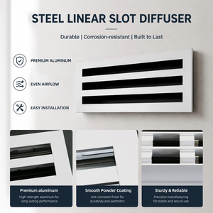 Grille <span class=keywords><strong>de</strong></span> ventilation moderne en acier galvanisé pour goulottes <span class=keywords><strong>de</strong></span> câbles <span class=keywords><strong>de</strong></span> sous-sol et d'entrepôt – Optimisation du flux d'air et <span class=keywords><strong>de</strong></span> dissipation <span class=keywords><strong>de</strong></span> la chaleur - Product Image 5
