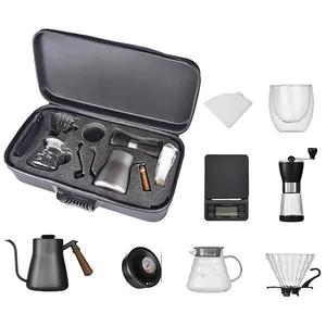 Nouveau ensemble de café à la main combinaison équipement de café chronométrage balance électronique pot à main en acier inoxydable boîte-cadeau - Product Image 2