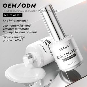 JTING Nouveauté Gel de Peinture pour Ongles Blanc Lacté Effet Blooming, Gel Nail Art OEM/ODM, Vernis à Ongles Personnalisé, Fournisseur de Gels à Ongles Marque Privée - Product Image 3