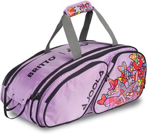 Sacs de sport personnalisables gratuits pour raquettes – Sacs à dos et sacs fourre-tout pour pickleball, tennis, badminton avec poches isothermes - Product Image 2