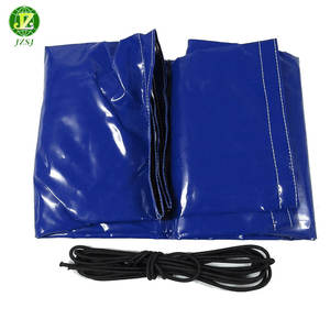 Vente à chaud Prix attractif Bâche en tissu enduit de couteau en PVC haute résistance imperméable 650gsm pour bâches de <span class=keywords><strong>remorque</strong></span> plates - Product Image 4