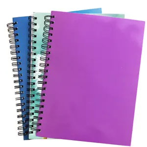 Penjualan terlaris notebook kustom Harga terbaik cetakan warna garis Perancis pencetakan sekolah kustom cetak jurnal Notebook Spiral A4