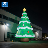 Sapin de Noël gonflable géant, modèle gonflable pour décorer les activités de Noël