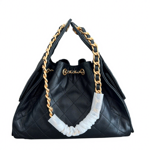 Bolso de Hombro Estilo Hippie con Cierre de Cremallera, Diseño de Bola, 25 cm, Mini, de Cuero Genuino, Tipo Cubo - Product Image 5