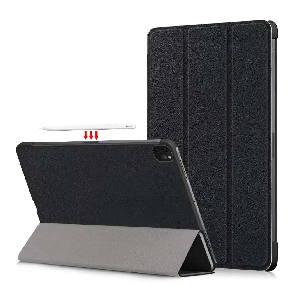 NET-CASE Smart Trifold Flip Case Cover for Apple iPad Pro 11 2018/2020/2021 with Auto Sleep/Wake Up iPad Air 4 Tablet Cover
