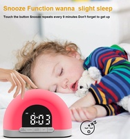 Vente chaude Enfants Adultes Chambre Intelligent Réveil Lumière Lever du Soleil Réveil