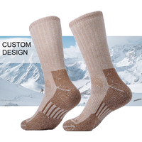 Chaussettes en laine mérinos pour homme, chaussettes thermiques, chaussettes en laine athlétiques pour la randonnée, le trekking, le camping