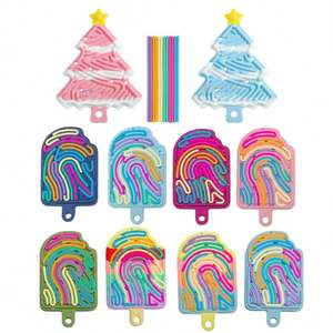 Kit d'activité sensorielle en vrac anti-stress pour enfant, planche d'activité sensorielle, bricolage, pour soulagement du stress, autisme - Product Image 2