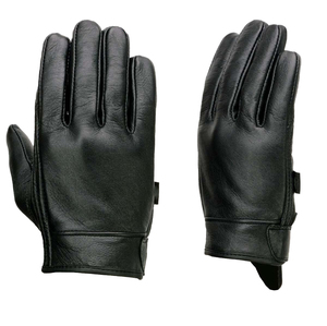 Gants de moto en cuir pour la conduite hivernale - Épais, rembourrés, imperméables, lavables en machine pour une protection chaude des mains et des bras - Product Image 3