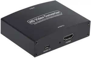 الجملة الجديدة 5 RCA مكون YPbPr إلى محول محول HDMI RGB لتحويل HDMI يدعم 4K فيديو محول صوت محول
