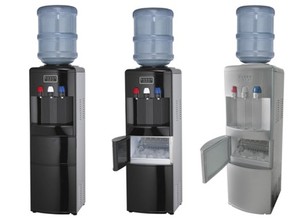 Hot and Cold Compressor Cooling Floor Standing Water Dispenser with <b>Ice</b> <b>Maker</b> Gth-12ylr Instant <b>Ice</b> Cube Making Quick and - Product Image 2